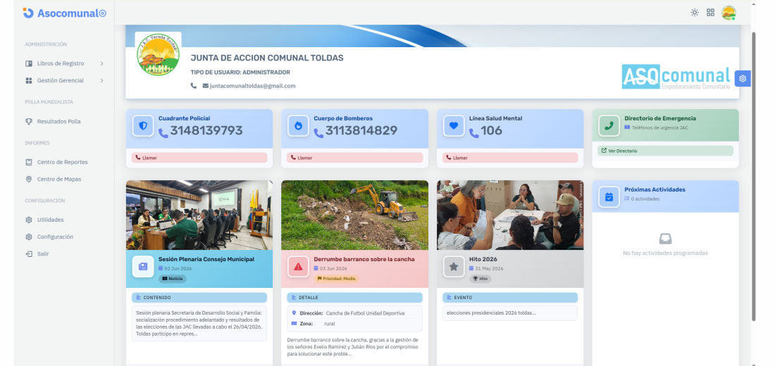 Polla Mundial Comunal — ASOCOMUNAL APP